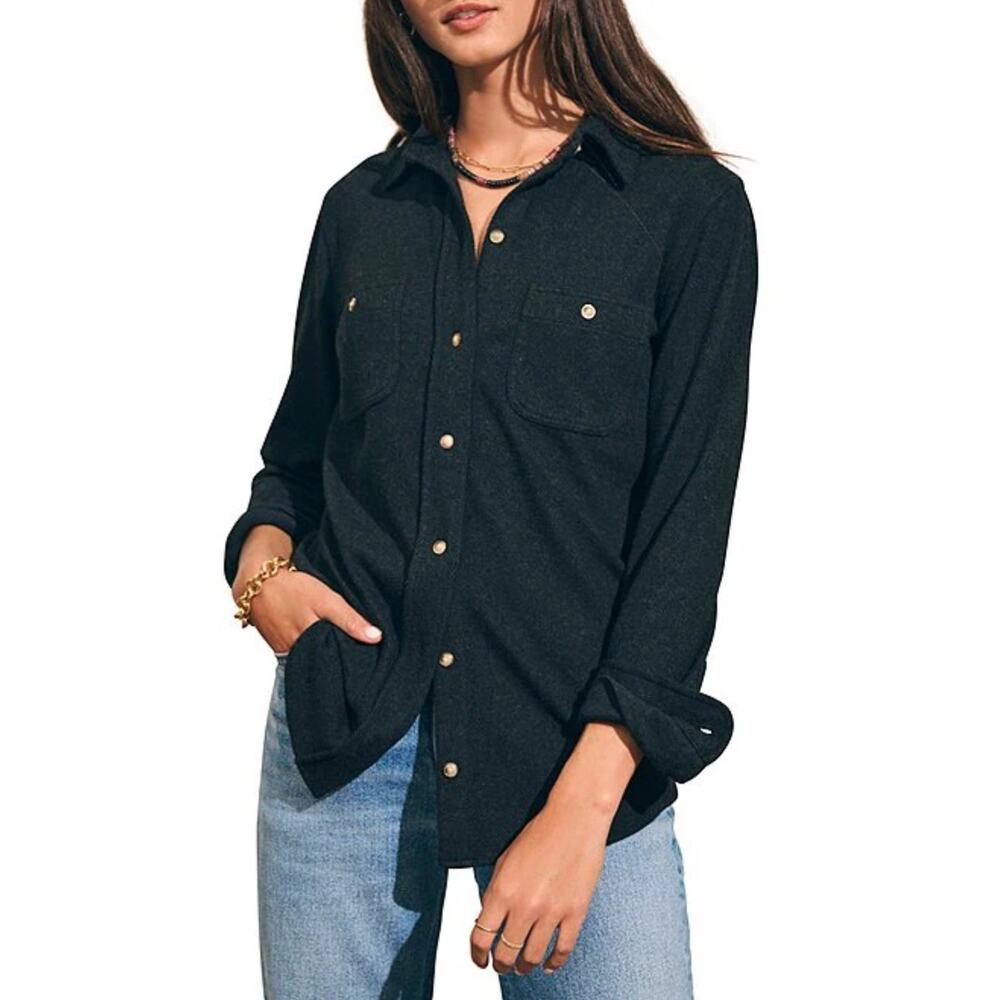 Faherty Legend Long Sleeve Button Front Shirt Size Medium